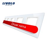 Cumpara ieftin Rama cvintuplu din sticla Livolo SmartElectro IntelligentHouse