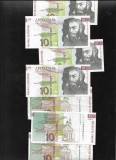Slovenia 10 tolari tolarjev 1992 F-VF pret pe bucata