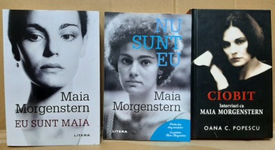 3 vol. de si despre Maia Morgenstern (Nu sunt eu, Eu sunt Maia, Ciobit) foto