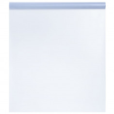 vidaXL Folie fereastră, statică/mată, gri transparentă, 90x1000cm, PVC