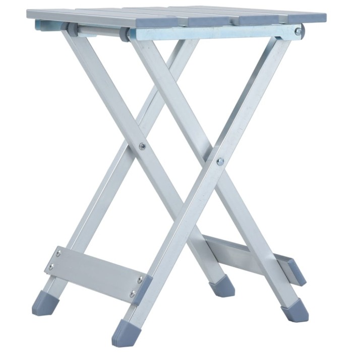 Gossi taburet de camping, 28 x 26 x 39 cm, aluminiu