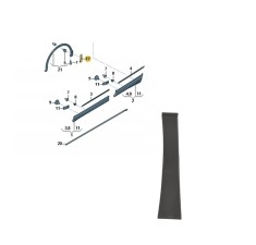 Bandou aripa, ornament fata VW TIGUAN, 05.2016-12.2020, partea stanga, original, aripa fata,