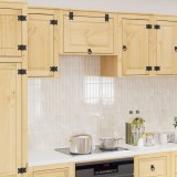 vidaXL Dulap cu ușă SKI Maro Miere 60 x 32 x 40 cm Lemn de pin masiv 42007560