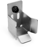 Opritor reglabil pentru porti culisante, sina de 60x60 mm, otel galvanizat, bara protectie din cauciuc