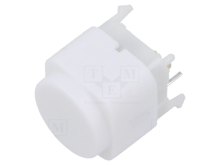 Comutator SPST LED galben 0,03A 28VDC THT E-SWITCH