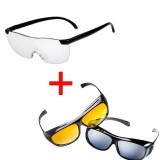 Ochelari de mărire + Ochelari de noapte pentru șofer Hd