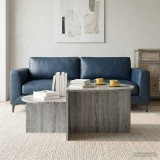 vidaXL Masă de cafea Sonoma gri 100 x 50 x 40 cm Lemn prelucrat 8001052