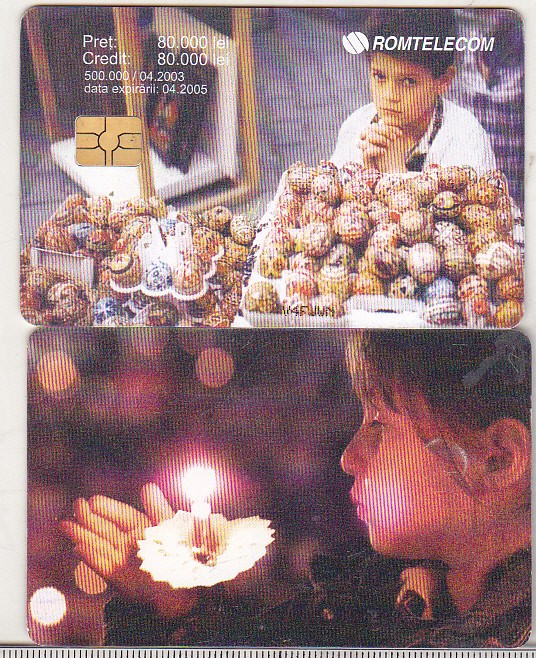 bnk card Cartela telefonica - 2003 80000 lei Pastele