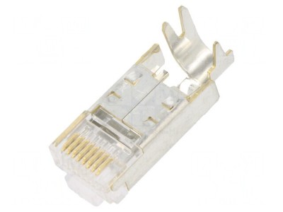 Mufă RJ45 Cat5e 8P8C 6.6mm foto