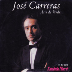 CD Opera: Jose Carreras- Arii de Verdi ( original, stare foarte buna )