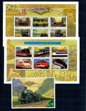 Mali 1996 - Trenuri istorice, locomotive, minicoli si colite neuzate