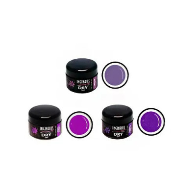 Set Purple - geluri colorate DRY - 3 bucăți foto