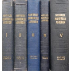 Manualul inginerului agronom (5 volume)
