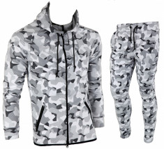 Trening barbati Camuflaj US ARMY - Bluza si Pantaloni Conici - Calitate Premium foto