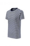 Cumpara ieftin Tricou barbati alb cu dungi TR009