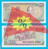 OFERTA! Vietnam (p#106) 1.000 Dong 1988 UNC &#039;Ho Chi Minh&#039; serie: NH 7659325
