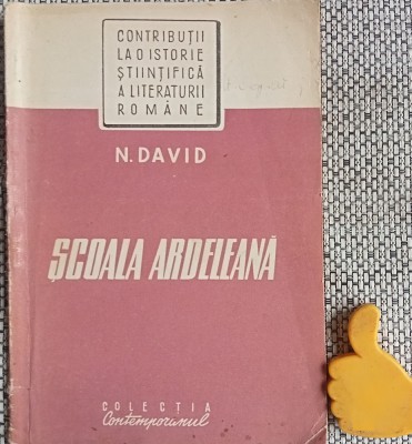 Scoala ardeleana N. David foto