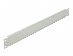 Panou masca metalic 19&quot; 1U Gri, Delock 66533