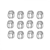 Cumpara ieftin Set 12 bucati opritor, protectie pentru maner usa, silicon, montare usoara, 31 x 23 x 17 mm, transparent