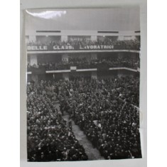 IMAGINE DIN SALA CONGRESULUI AL VIII - LEA AL PARTIDULUI COMUNIST ITALIAN , FOTOGRAFIE DE PRESA , 1956