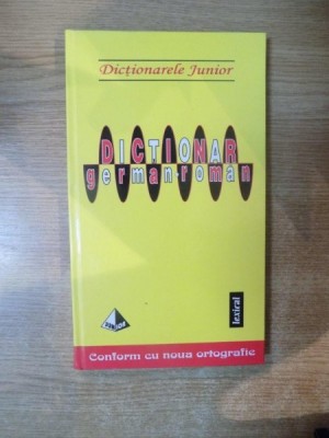 DICTIONAR GERMAN-ROMAN de MONICA LIVIA PLAMADEALA foto