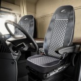 Cumpara ieftin Set huse scaun truck pentru Volvo Euro 5 eco leather grey umbrella