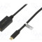 Adaptor Logilink UA0329 HDMI male USB C male 1.8m Negru