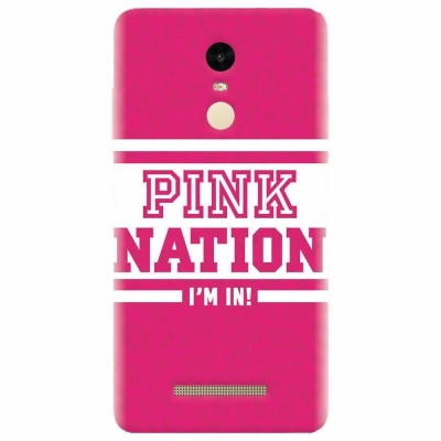 Husa silicon pentru Xiaomi Remdi Note 3, Pink Nation foto