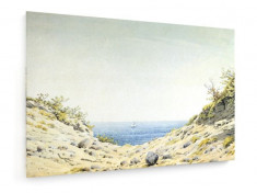 Tablou pe panza (canvas) - Caspar David Friedrich - View through embankment -... foto