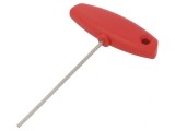 Cheie imbus HEX 2,5mm oțel crom-vanadium 126mm