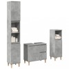 VidaXL Set mobilier de baie, 3 piese, gri beton, lemn compozit 3324945
