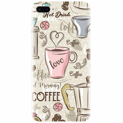 Husa silicon pentru Apple Iphone 8 Plus, Coffe And Donuts foto