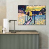 Cumpara ieftin Tablou Rainbow Cascade Multicolor 70x100x3 cm