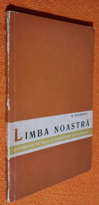 Limba noastra (probleme de lexic si constructii gramaticale) - N. Mihaescu foto