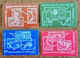 TIMBRE ROMANIA MNH LP541/1962-Cosmonautica in slujba pacii -serie simplă, Nestampilat
