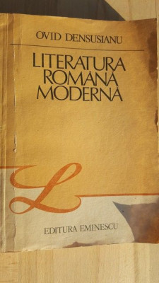 Literatura romana moderna- Ovid Densusianu foto