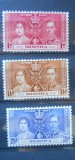 1937 SERIE COLONII BRITANICE DOMINICA, Nestampilat
