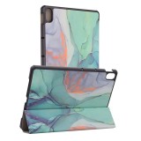 Husa tableta pentru ipad air 13 (2024) - microfibra, auto sleep/wake, protectie antisoc, green time