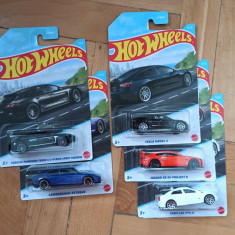 Machete HotWheels - set Luxury Sedans complet (Tesla 3, Lamborghini, Panamera)