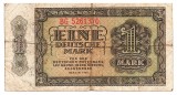 Germania Germany Democratic Republic 1 Mark 1948 P-9b Seria 5261370 Foarte Rara