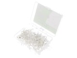Set LED THT 5mm Alb Cald 100buc Cutie Plastic