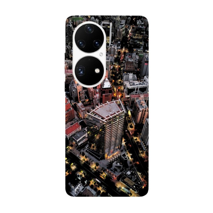 Husa compatibila cu Huawei P50 Pro model City view, Silicon, TPU, Viceversa