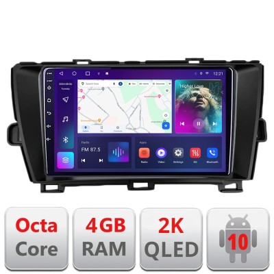 Navigatie Toyota Prius 2009-2014 C-TY39 Android Octa Core Ecran 2K QLED GPS 4G 4+32GB 360 KIT-TY39+EDT-E409-2K CarStore Technology foto