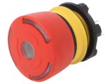 Comutator de Siguranță 22mm cu LED Roșu
