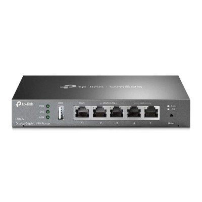 Router VPN Gigabit 1 x RJ45 WAN, 2 x RJ45 LAN/WAN, 2 x RJ45 LAN, 1 x USB - TP-Link Omada ER605 foto