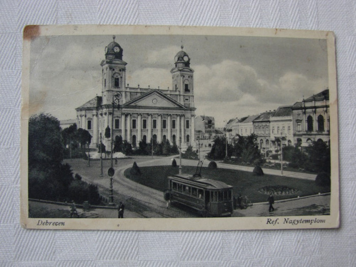 Carte postala Debrecen, Ungaria, 1934