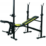 Banca Fitness cu Spatar Reglabil HOMCOM 175x110x202cm | Aosom Romania
