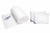 Set Pilota Policotton 180x200 (model linii drepte) + 2 Perne Policotton matlasata 50x70, Somnart