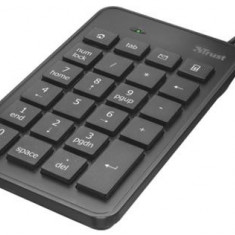 Keypad Trust Xalas 22221, USB (Negru)