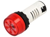 Semnalizator acustic 80dB 12VDC &Oslash;22mm IP40 fără iluminare